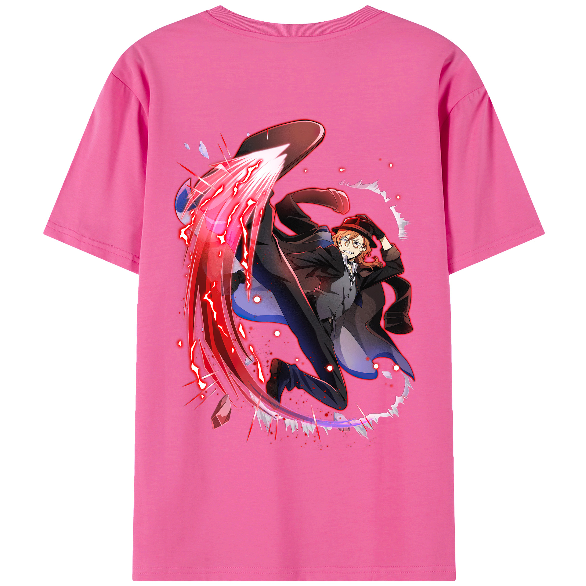（画像用） 文豪ストレイドッグス Bungo Stray Dogs レディース半袖Tシャツ(バックプリント)